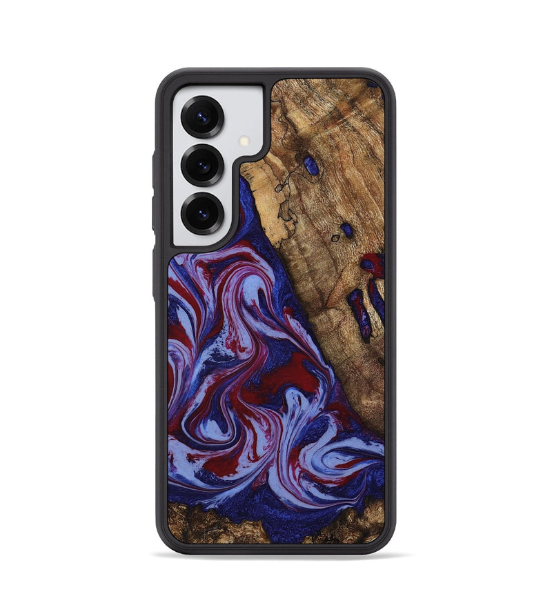 Galaxy S25 Wood Phone Case - Braiden (Red, 781114)