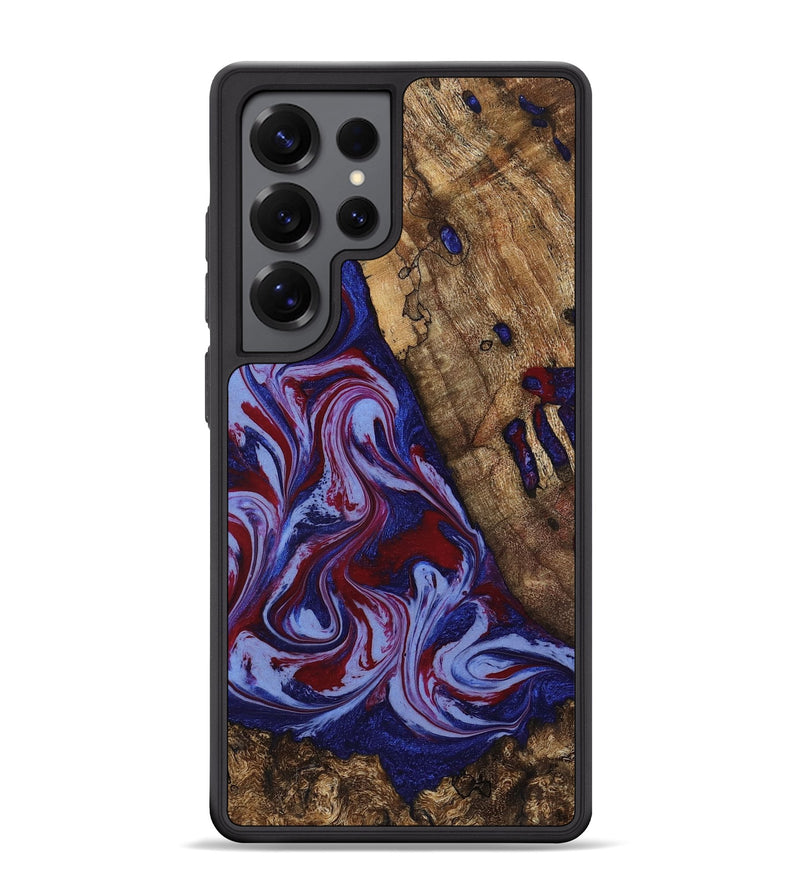 Galaxy S25 Ultra Wood Phone Case - Braiden (Red, 781114)
