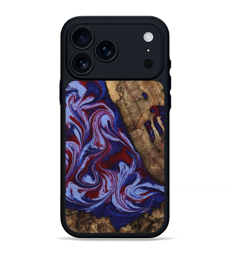 iPhone 17 Pro Max Wood Phone Case - Braiden (Red, 781114)