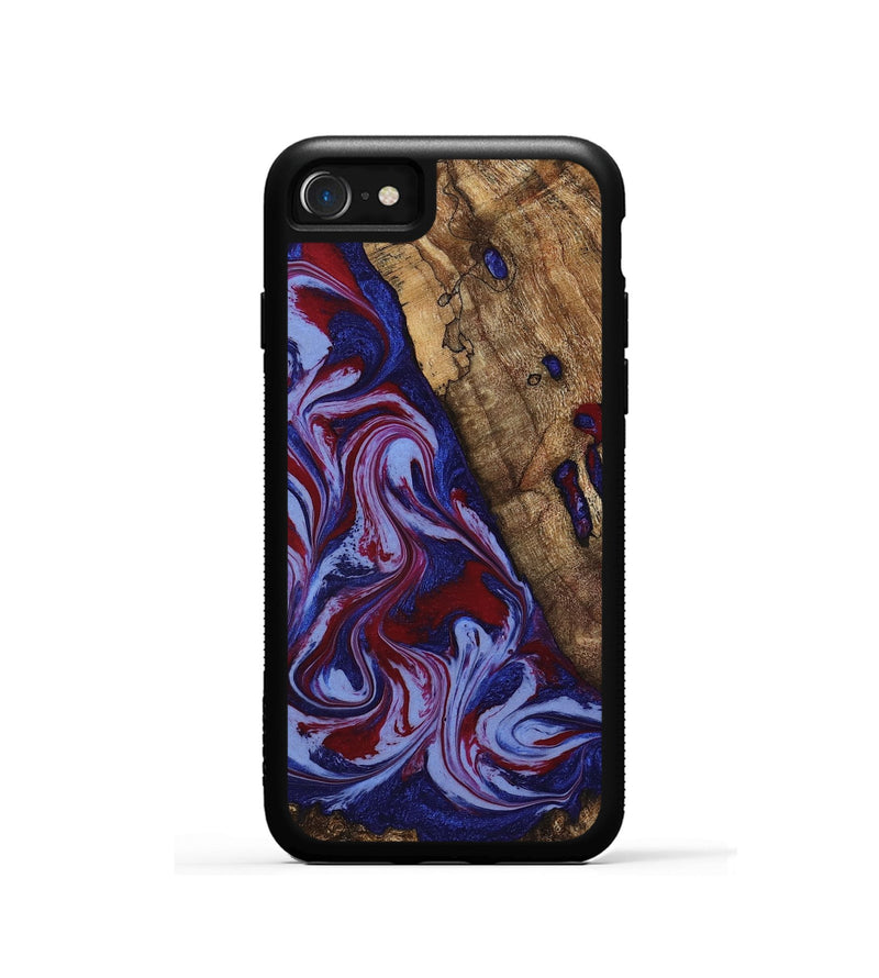 iPhone SE Wood Phone Case - Braiden (Red, 781114)