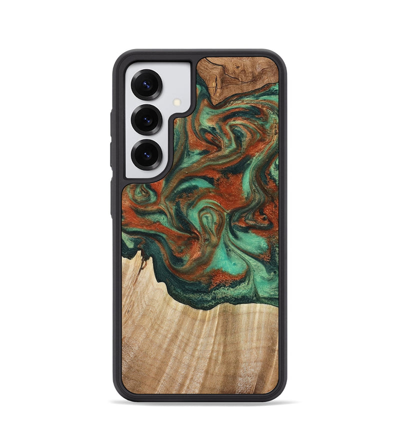 Galaxy S25 Wood Phone Case - Dejah (Green, 781123)