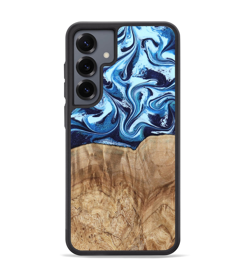 Galaxy S25 Plus Wood Phone Case - Trina (Blue, 781148)
