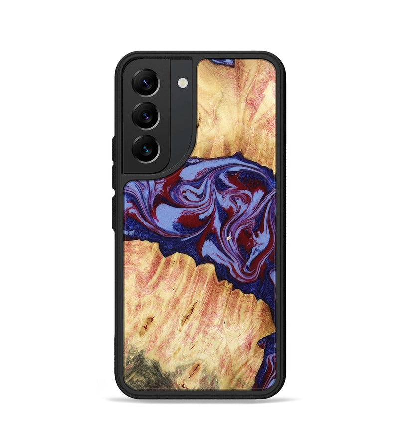 Galaxy S22 Wood Phone Case - Ashely (Red, 781330)