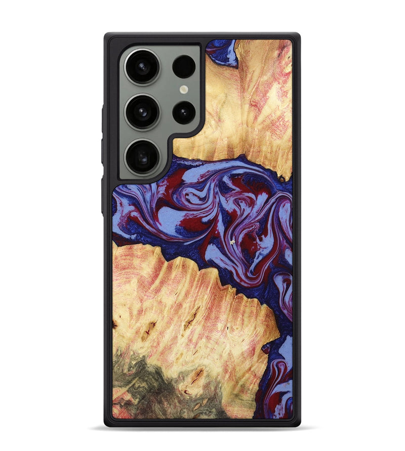 Galaxy S24 Ultra Wood Phone Case - Ashely (Red, 781330)