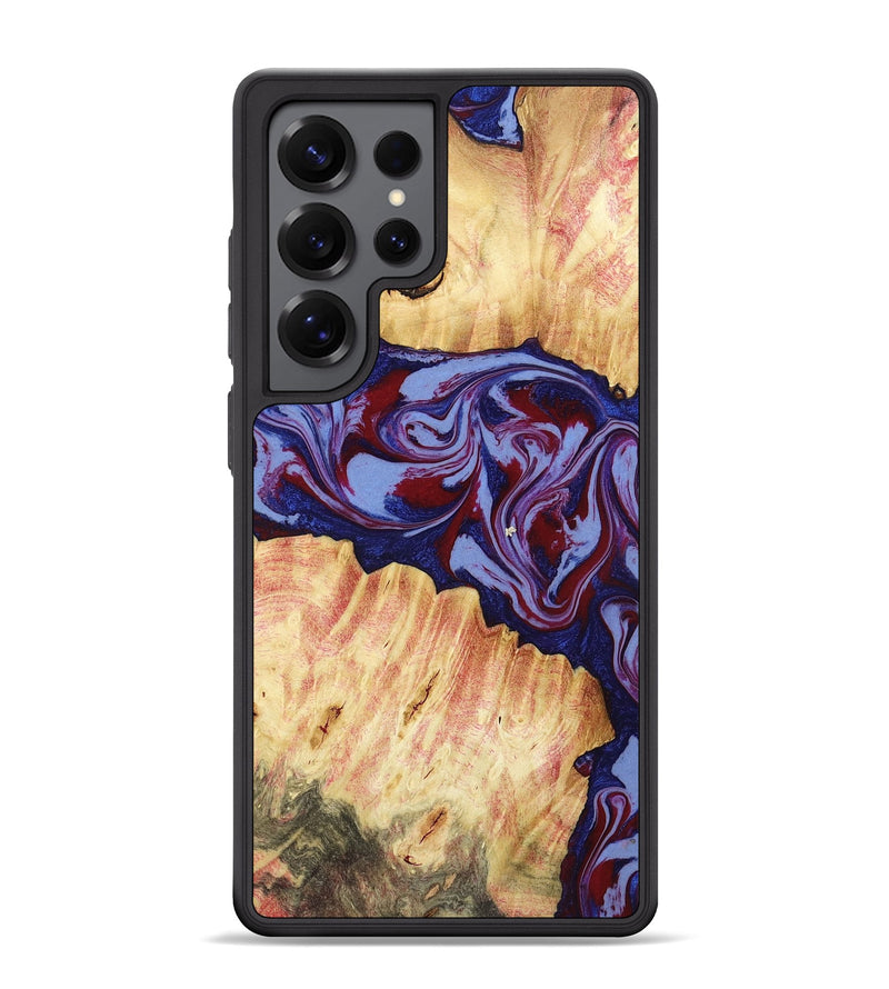 Galaxy S25 Ultra Wood Phone Case - Ashely (Red, 781330)