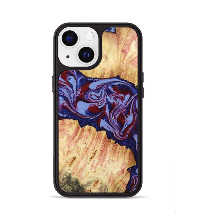 iPhone 13 Wood Phone Case - Ashely (Red, 781330)