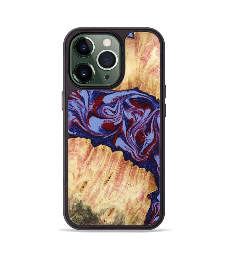 iPhone 13 Pro Wood Phone Case - Ashely (Red, 781330)