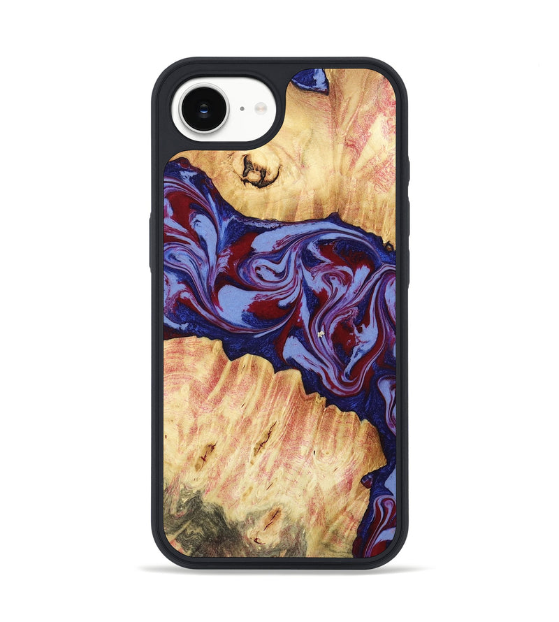 iPhone 16e Wood Phone Case - Ashely (Red, 781330)