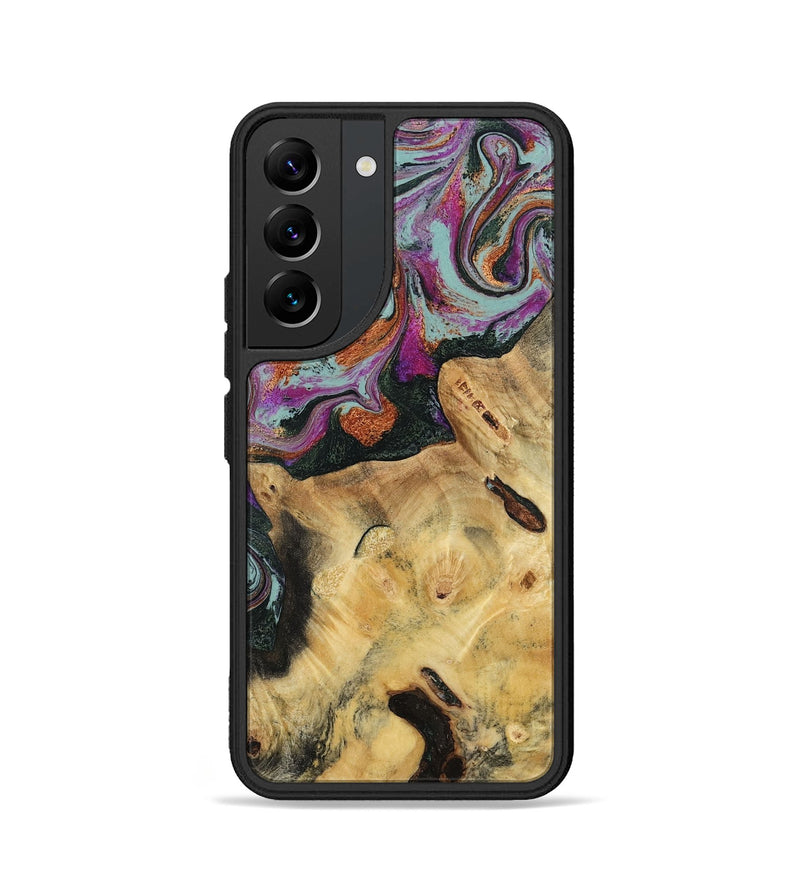 Galaxy S22 Wood Phone Case - Randell (Green, 781365)