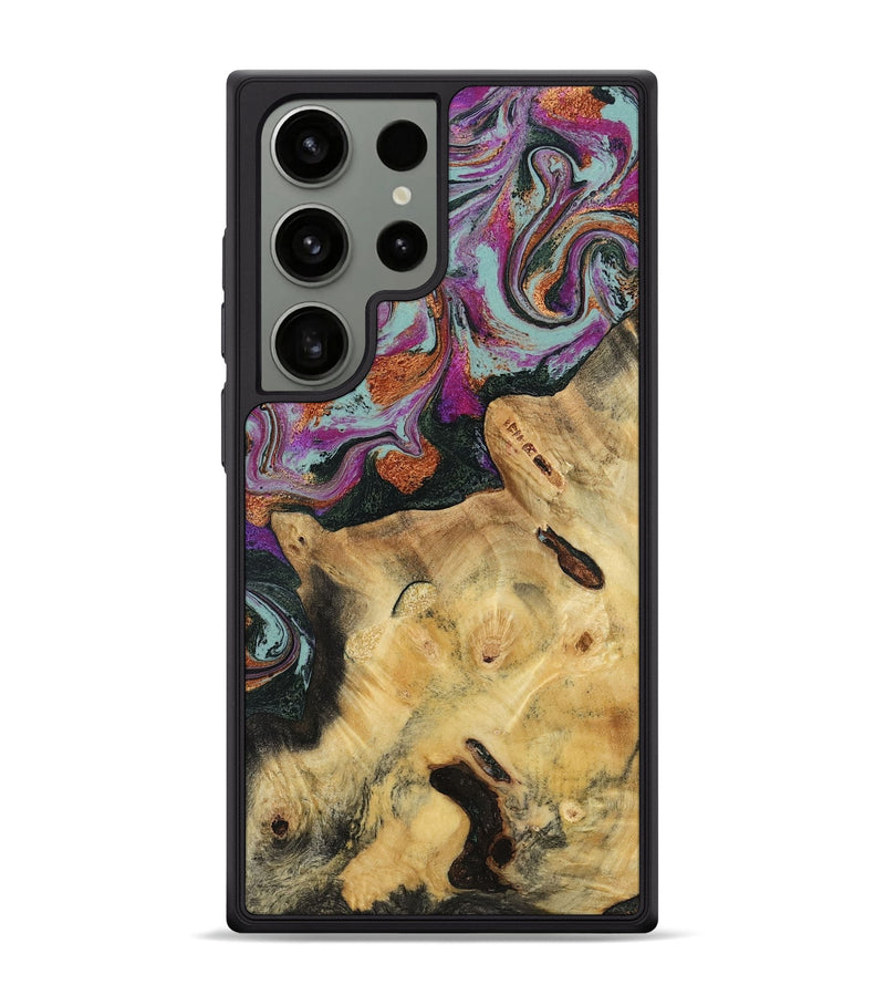 Galaxy S24 Ultra Wood Phone Case - Randell (Green, 781365)