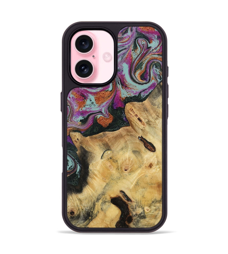 iPhone 17 Wood Phone Case - Randell (Green, 781365)