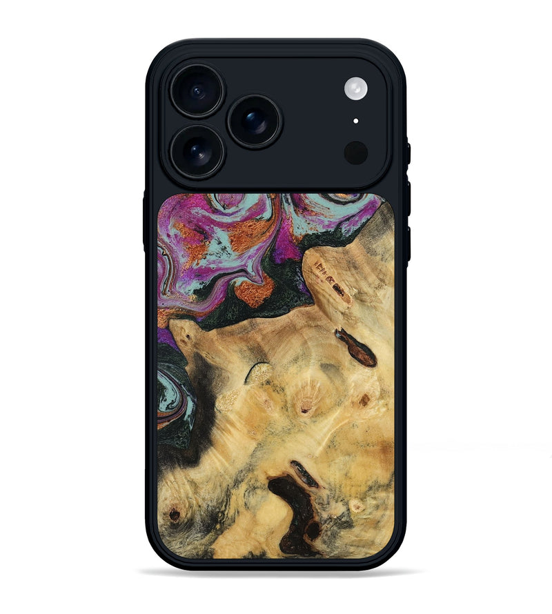 iPhone 17 Pro Max Wood Phone Case - Randell (Green, 781365)