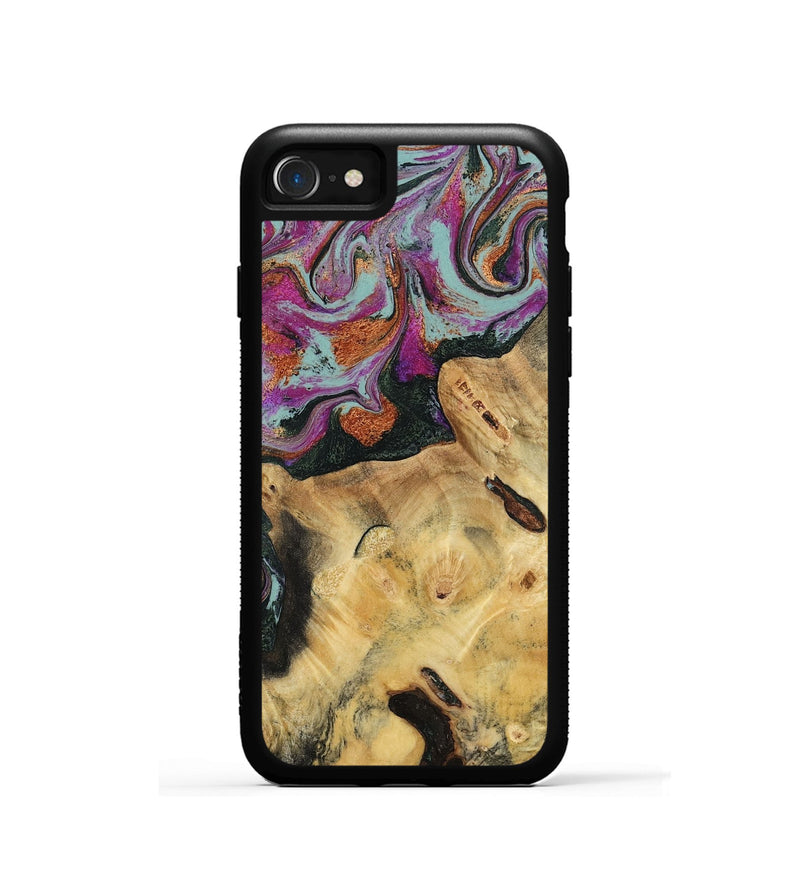 iPhone SE Wood Phone Case - Randell (Green, 781365)