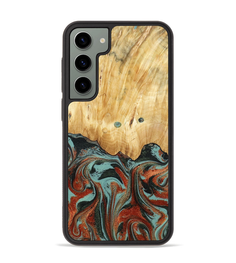 Galaxy S23 Plus Wood Phone Case - Mahlon (Green, 781565)