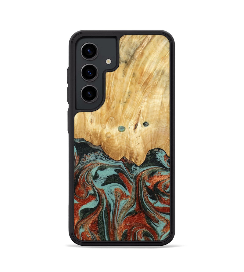 Galaxy S24 Wood Phone Case - Mahlon (Green, 781565)