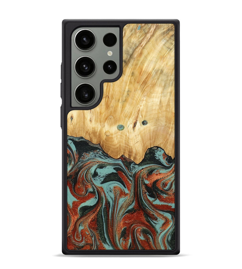 Galaxy S24 Ultra Wood Phone Case - Mahlon (Green, 781565)