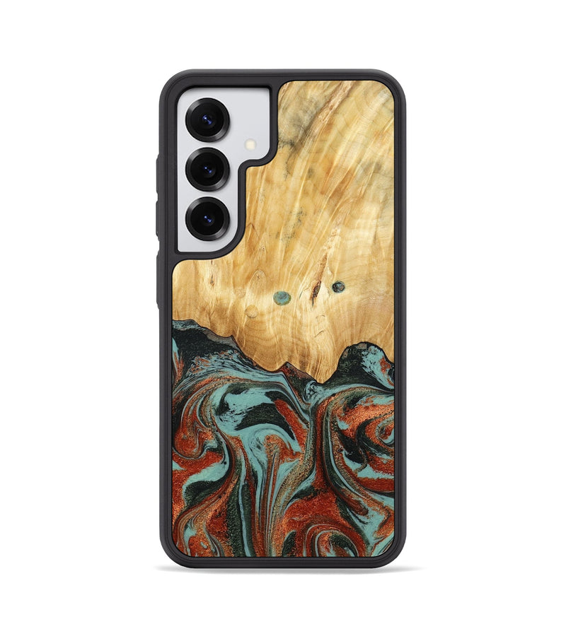 Galaxy S25 Wood Phone Case - Mahlon (Green, 781565)