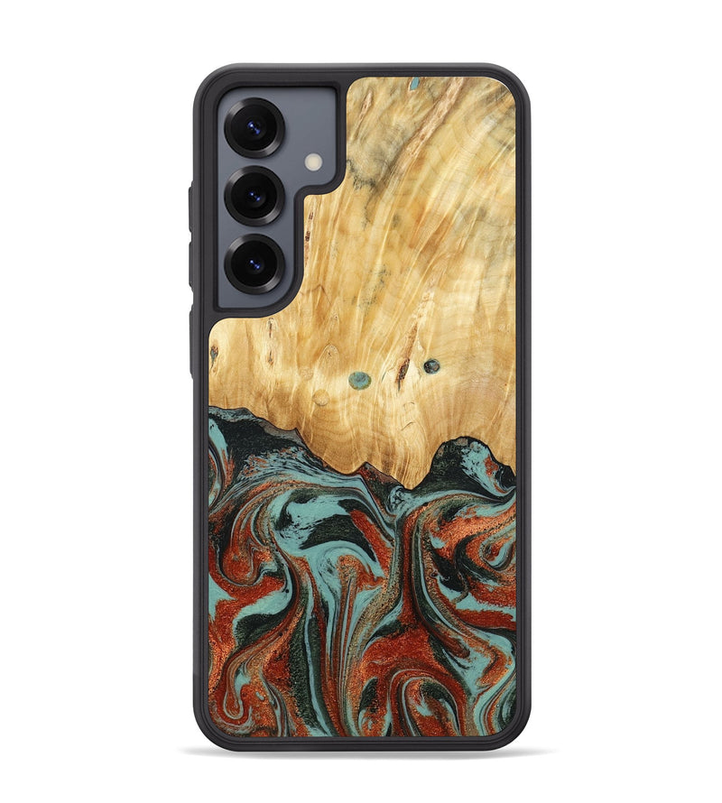 Galaxy S25 Plus Wood Phone Case - Mahlon (Green, 781565)