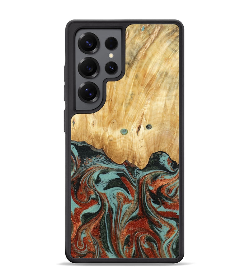 Galaxy S25 Ultra Wood Phone Case - Mahlon (Green, 781565)