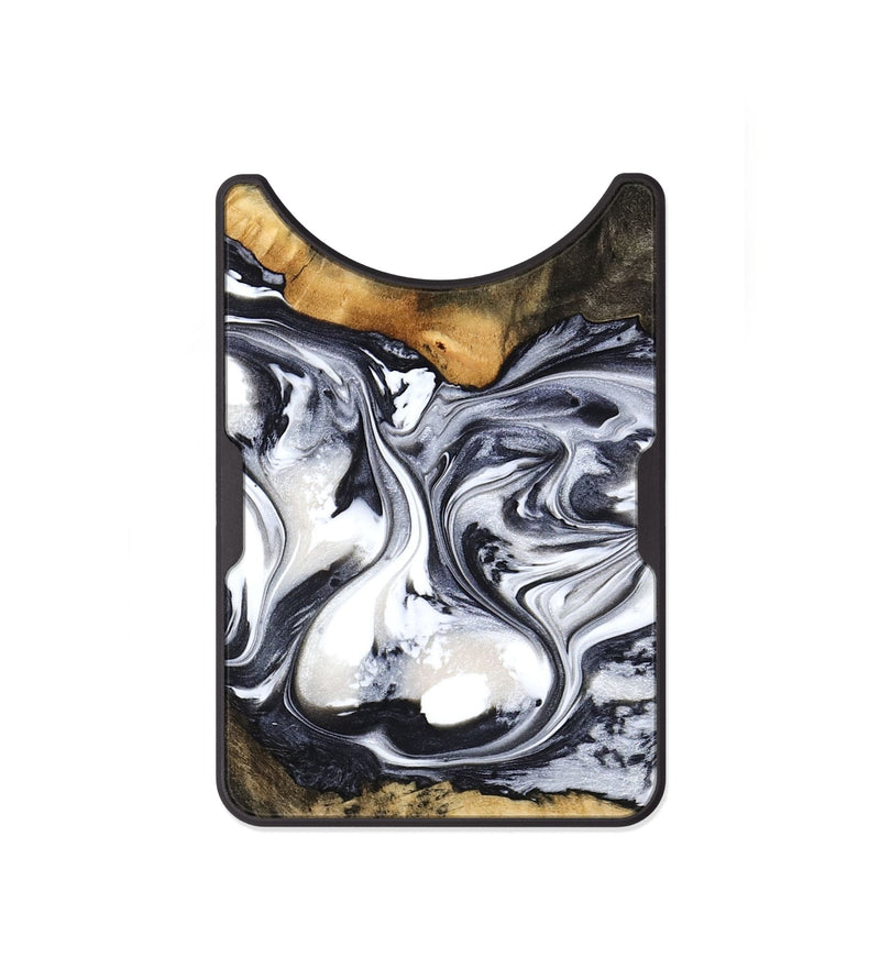 Alloy Wood Wallet - Verna (Black & White, 781580)