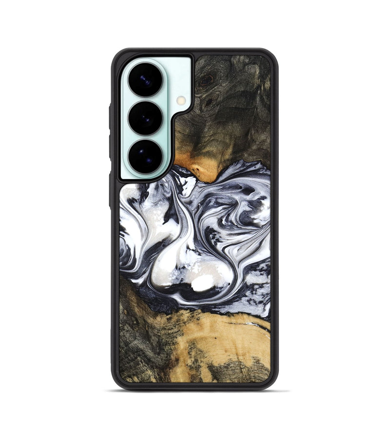 Galaxy S26 Wood Phone Case - Verna (Black & White, 781580)
