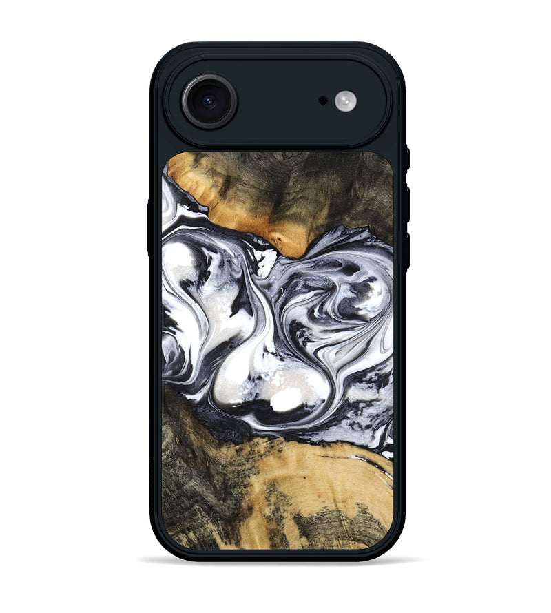 iPhone 17 Air Wood Phone Case - Verna (Black & White, 781580)