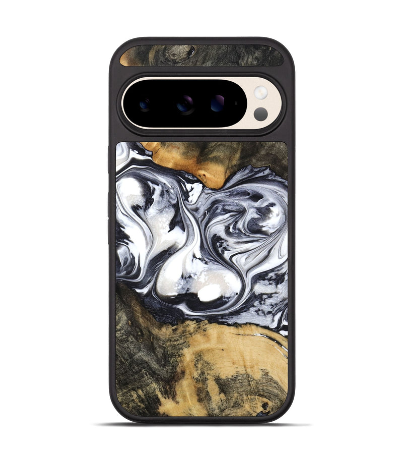 Pixel 10 Wood Phone Case - Verna (Black & White, 781580)