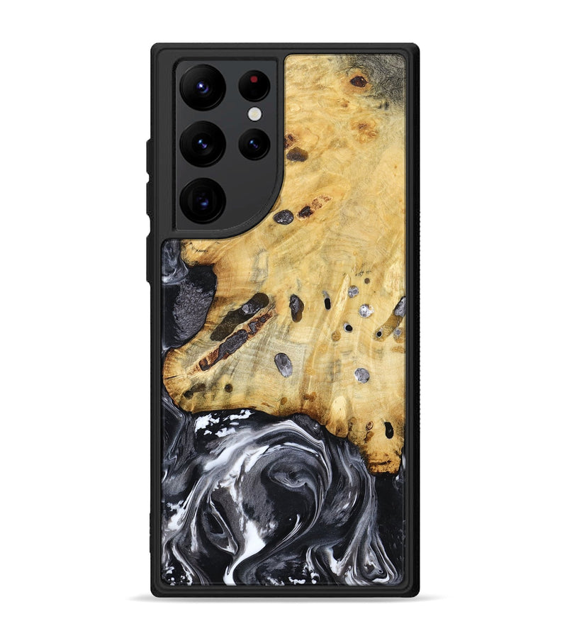 Galaxy S22 Ultra Wood Phone Case - Nevada (Black & White, 781581)