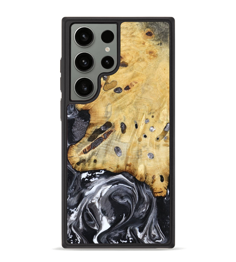 Galaxy S23 Ultra Wood Phone Case - Nevada (Black & White, 781581)