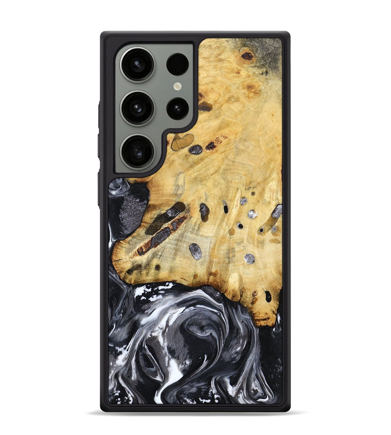 Galaxy S24 Ultra Wood Phone Case - Nevada (Black & White, 781581)