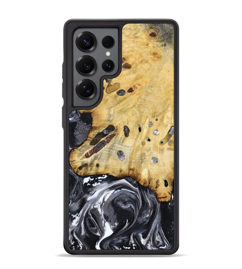 Galaxy S25 Ultra Wood Phone Case - Nevada (Black & White, 781581)