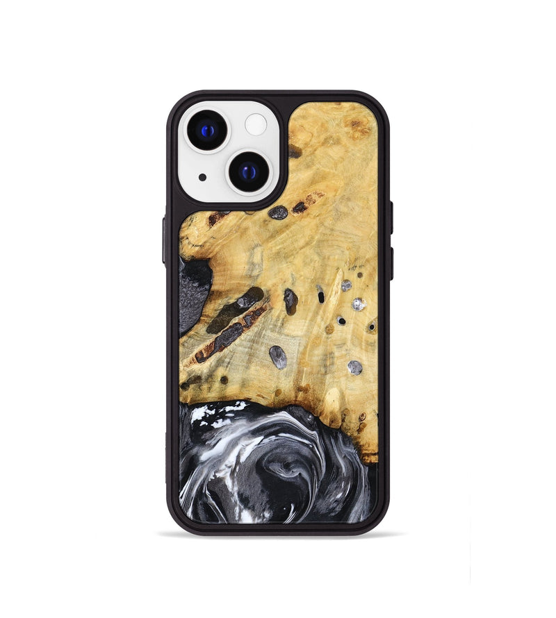 iPhone 13 mini Wood Phone Case - Nevada (Black & White, 781581)