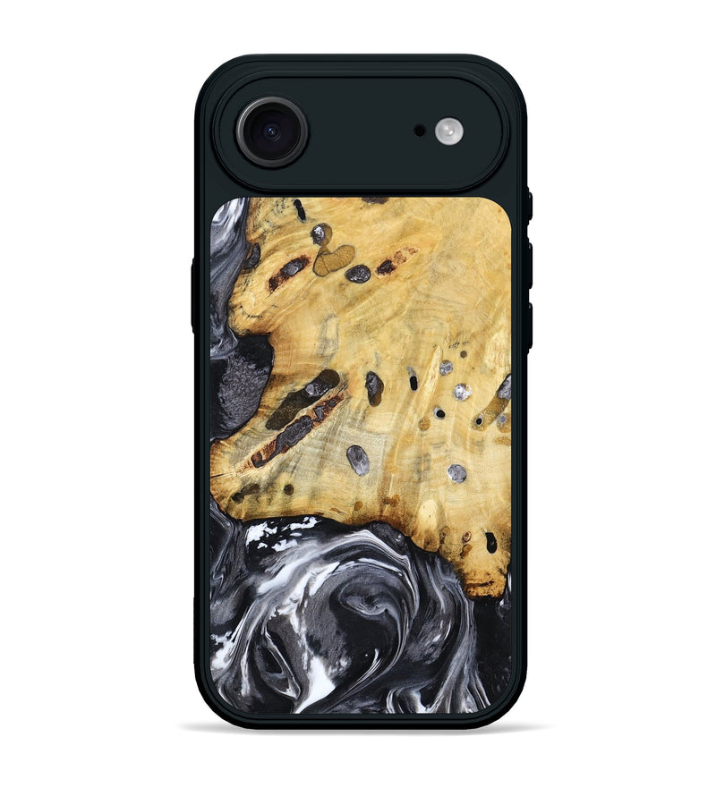 iPhone 17 Air Wood Phone Case - Nevada (Black & White, 781581)