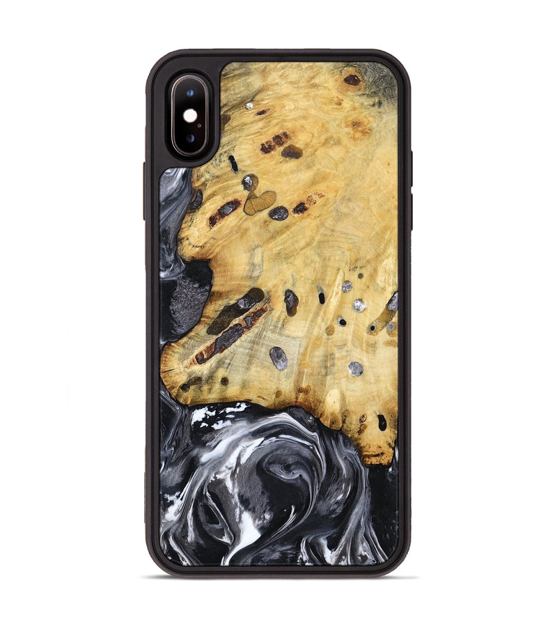 iPhone Xs Max Wood Phone Case - Nevada (Black & White, 781581)