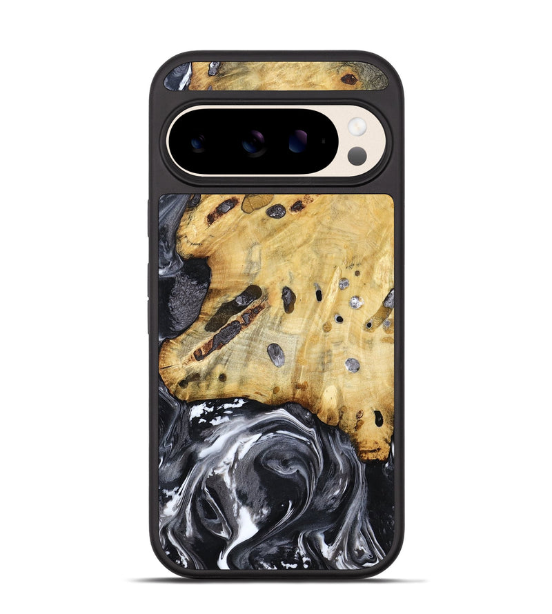 Pixel 10 Wood Phone Case - Nevada (Black & White, 781581)