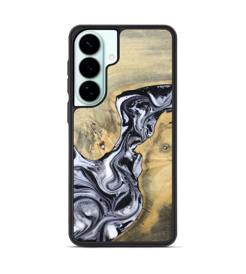 Galaxy S26 Plus Wood Phone Case - Izael (Black & White, 781582)