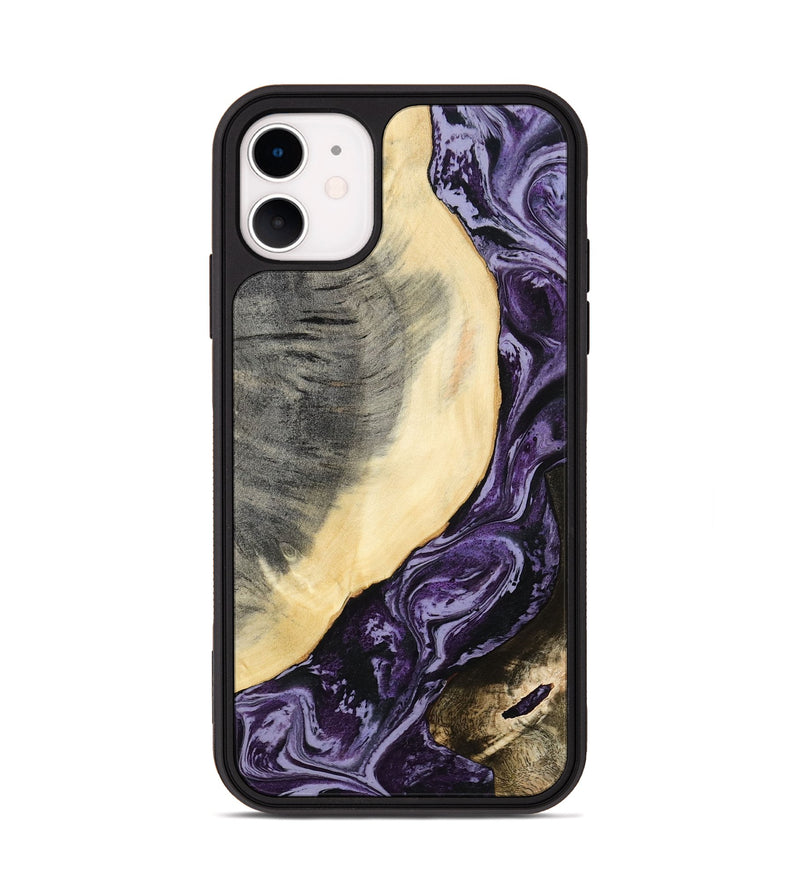 iPhone 11 Wood Phone Case - Kory (Purple, 781588)