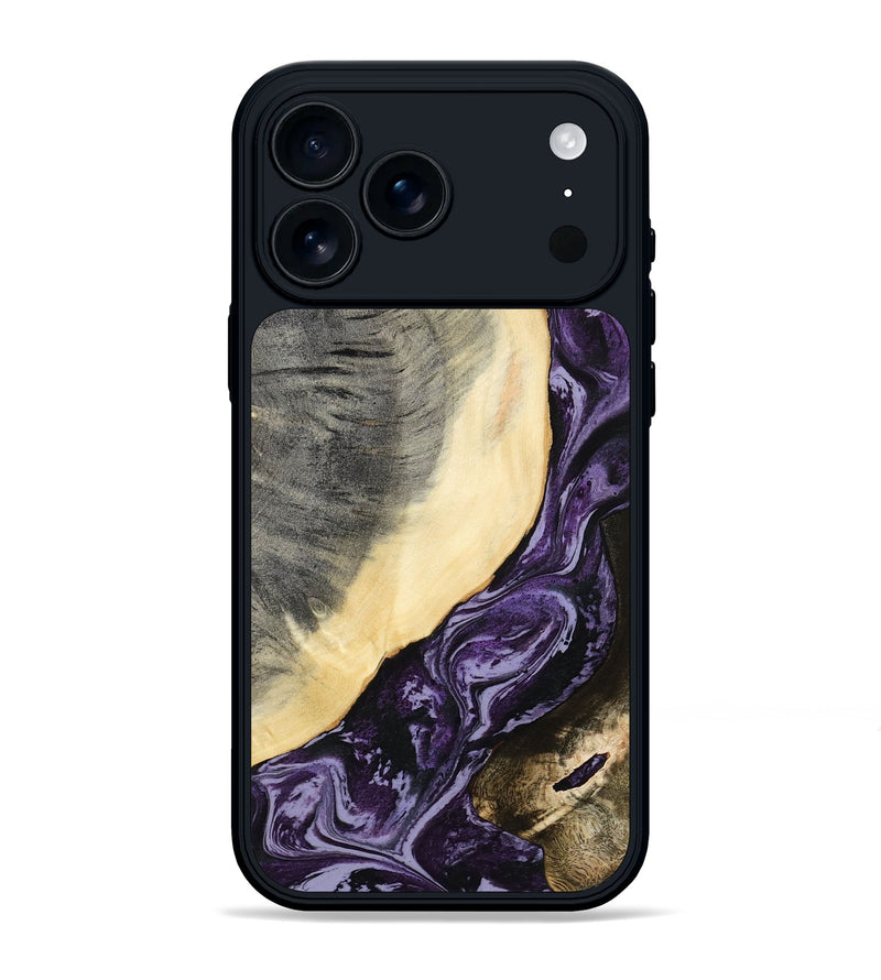 iPhone 17 Pro Max Wood Phone Case - Kory (Purple, 781588)