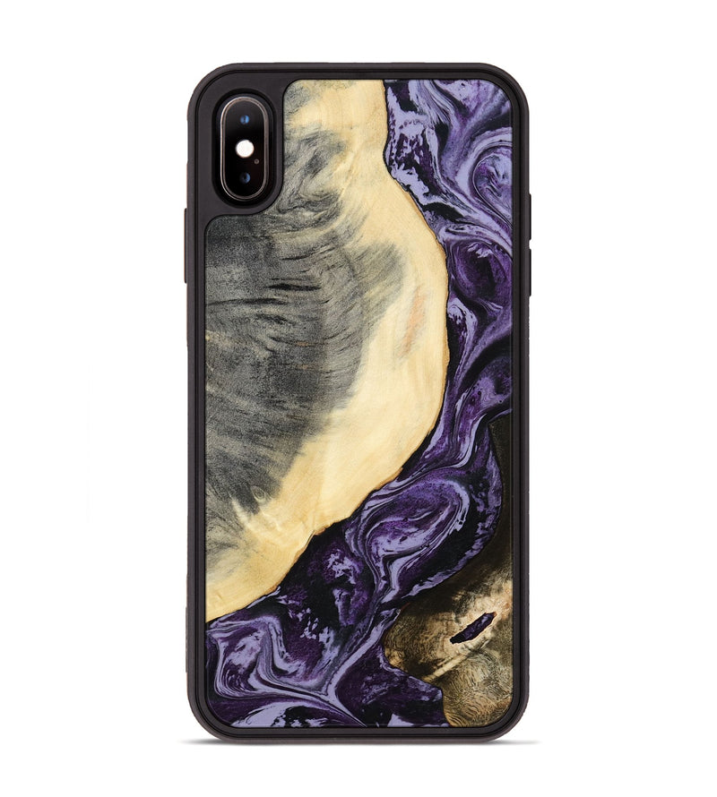iPhone Xs Max Wood Phone Case - Kory (Purple, 781588)