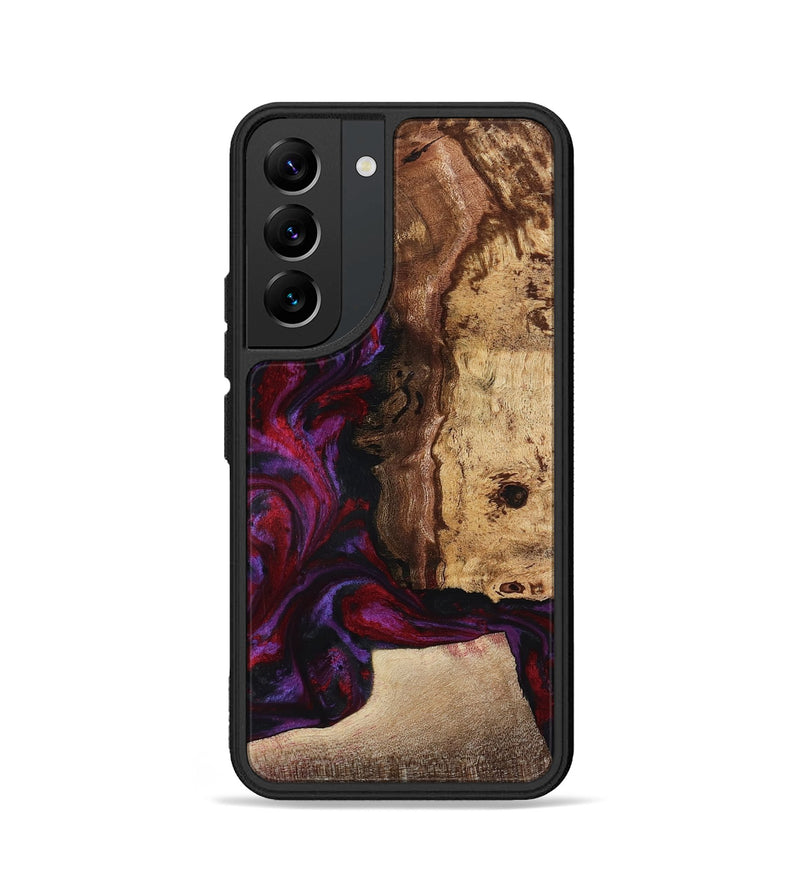 Galaxy S22 Wood Phone Case - Chance (Red, 781627)