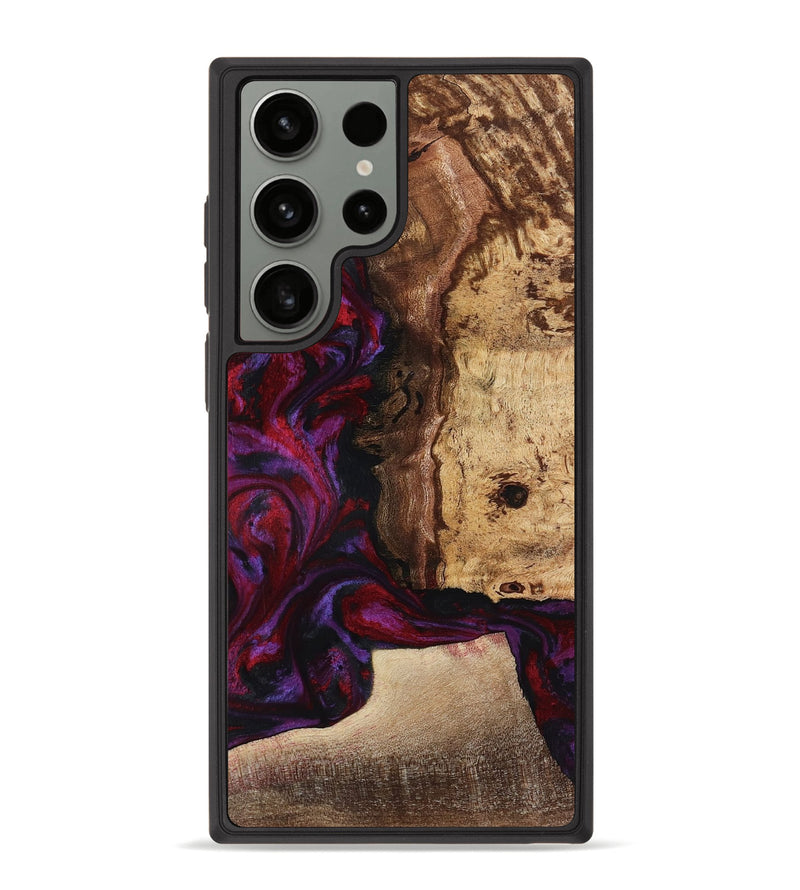 Galaxy S23 Ultra Wood Phone Case - Chance (Red, 781627)