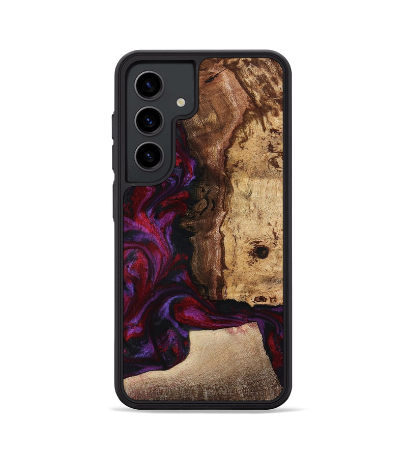 Galaxy S24 Wood Phone Case - Chance (Red, 781627)