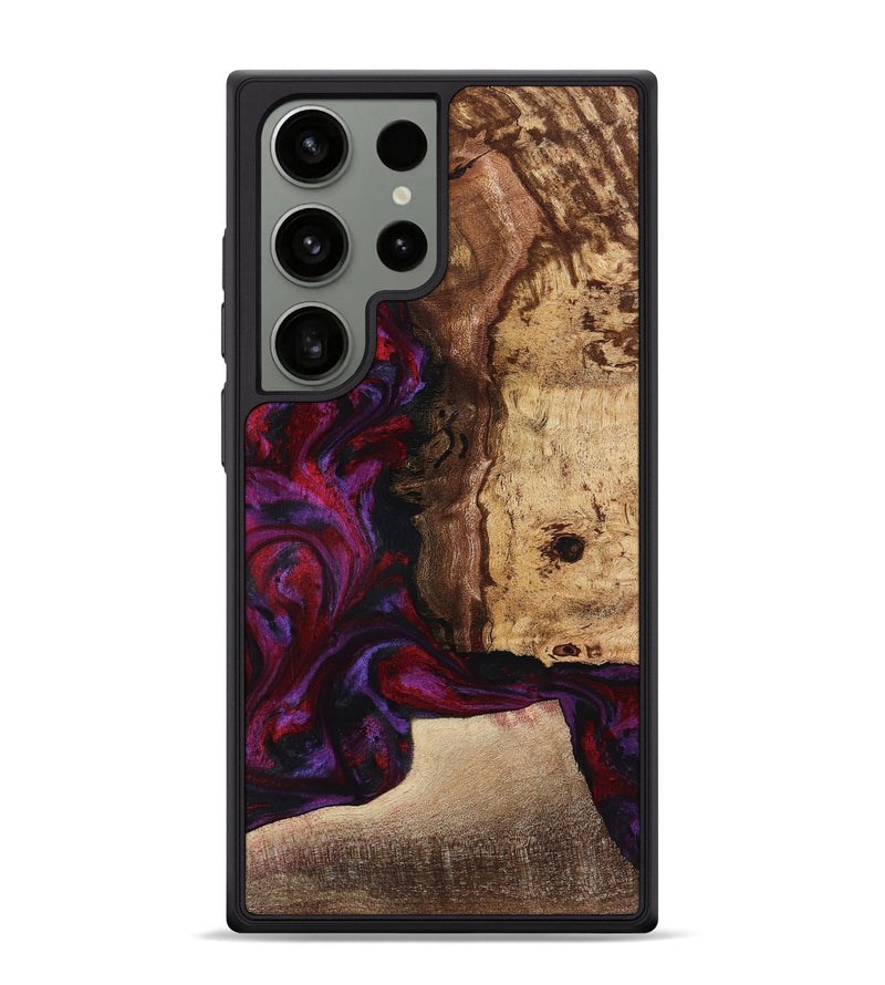 Galaxy S24 Ultra Wood Phone Case - Chance (Red, 781627)