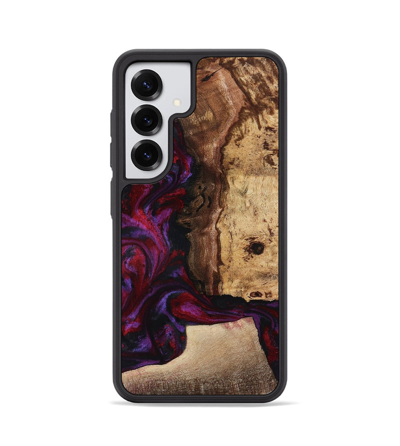 Galaxy S25 Wood Phone Case - Chance (Red, 781627)