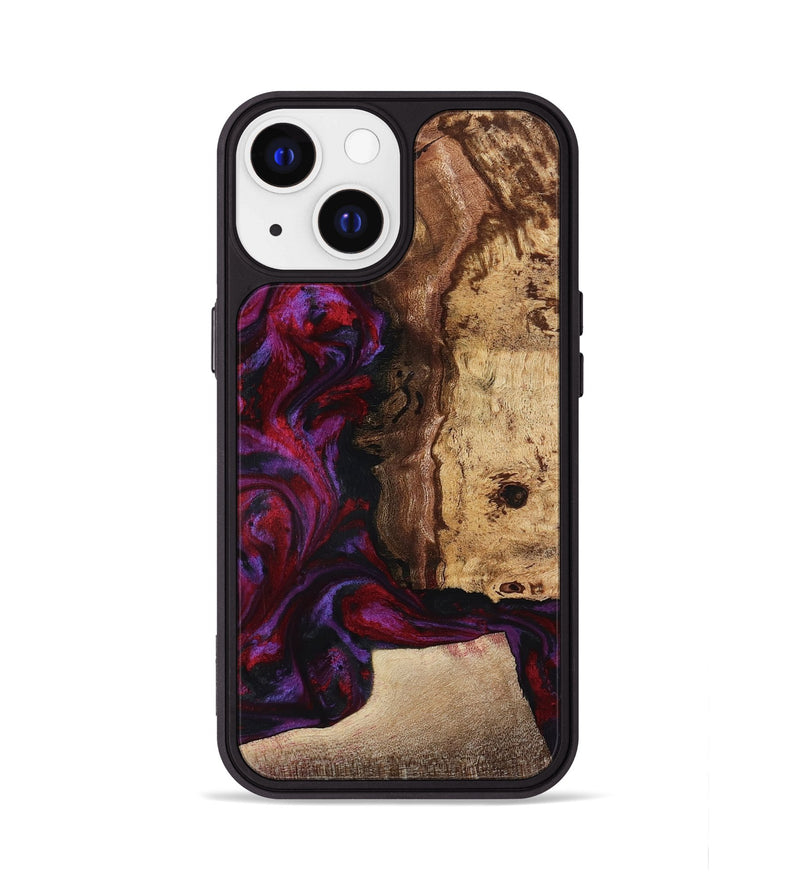 iPhone 13 Wood Phone Case - Chance (Red, 781627)