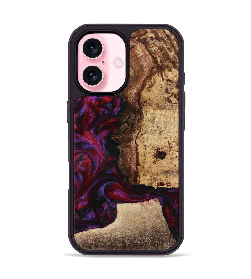 iPhone 17 Wood Phone Case - Chance (Red, 781627)