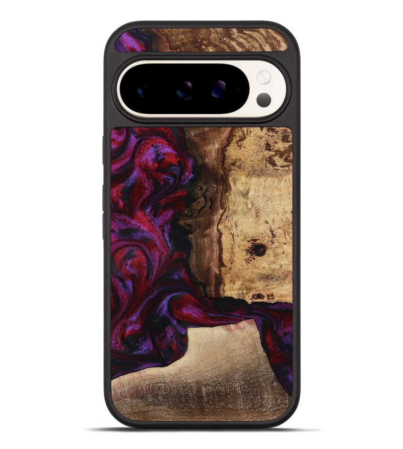 Pixel 9 Pro XL Wood Phone Case - Chance (Red, 781627)