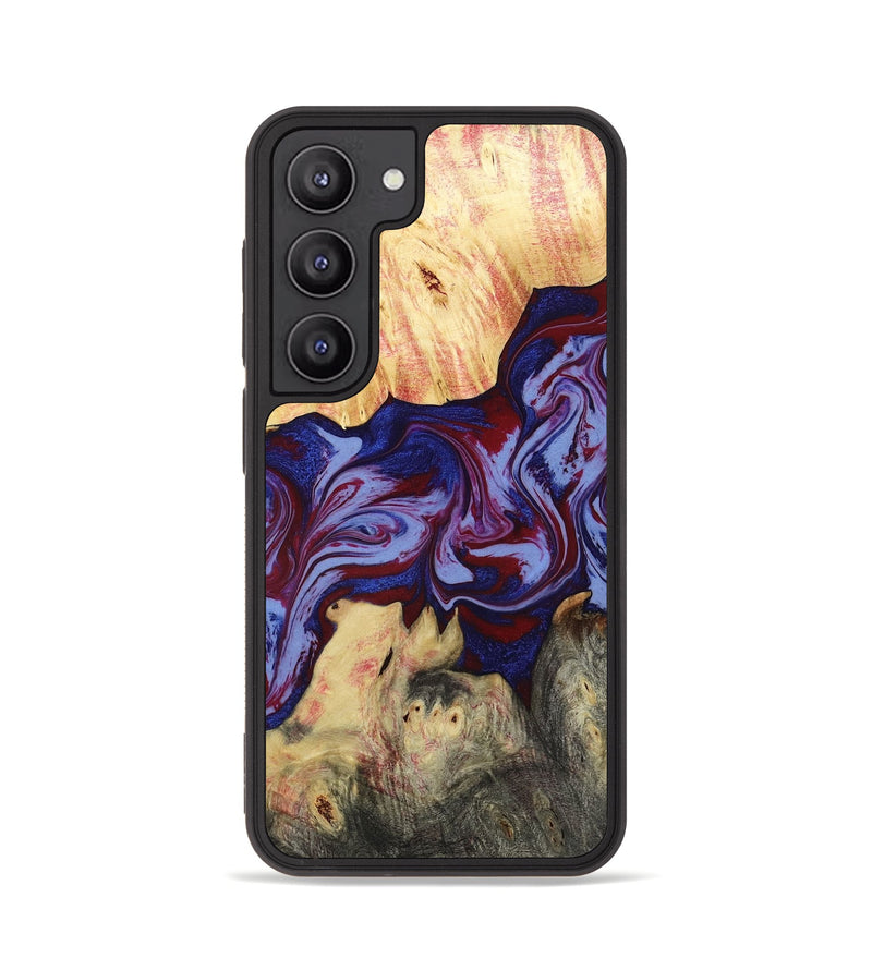 Galaxy S23 Wood Phone Case - Laylah (Red, 781656)