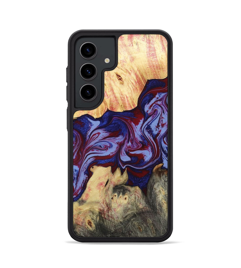 Galaxy S24 Wood Phone Case - Laylah (Red, 781656)