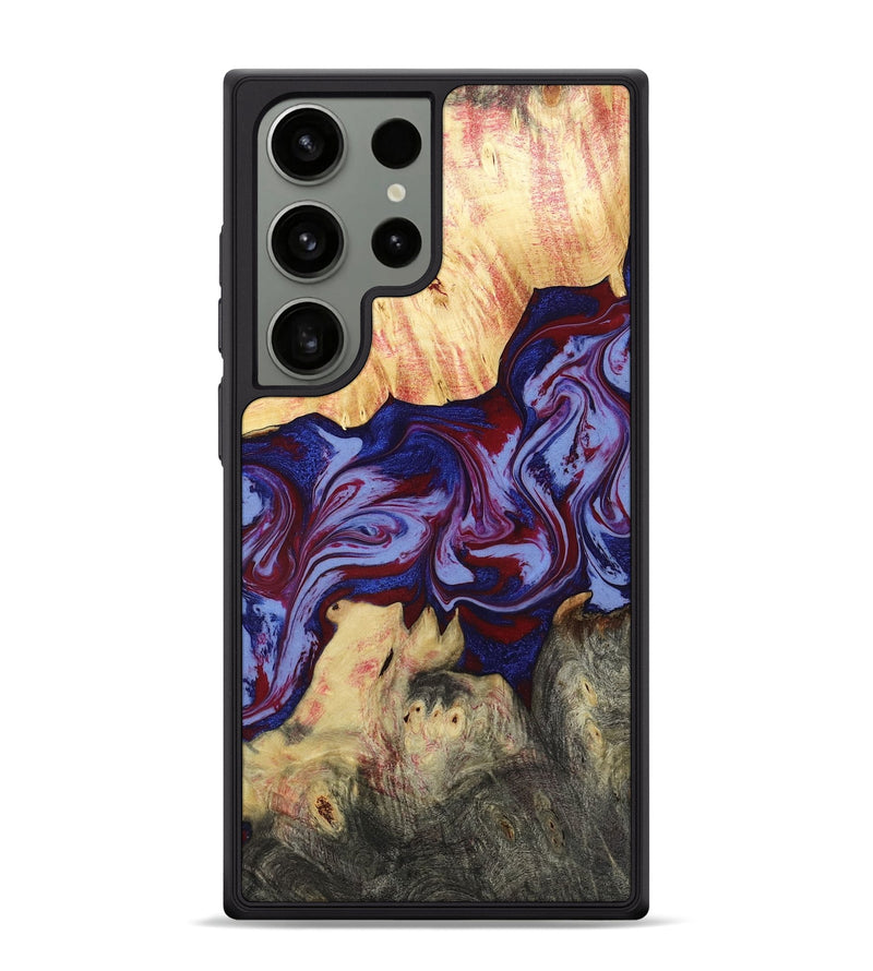 Galaxy S24 Ultra Wood Phone Case - Laylah (Red, 781656)